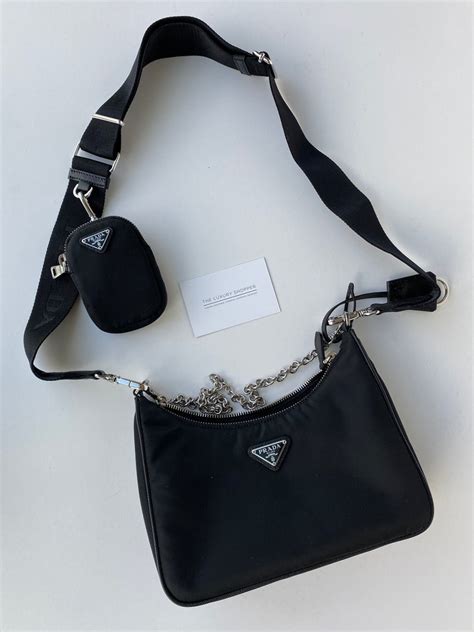 prada cross body strap|Prada crossbody with coin purse.